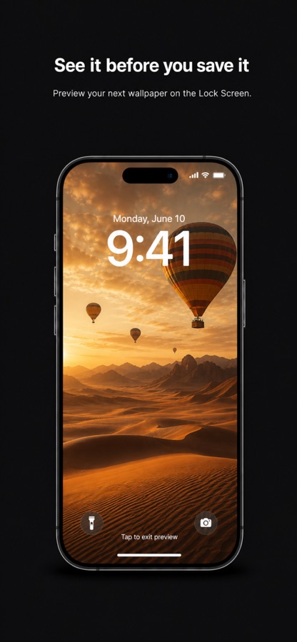 Wallery app preview