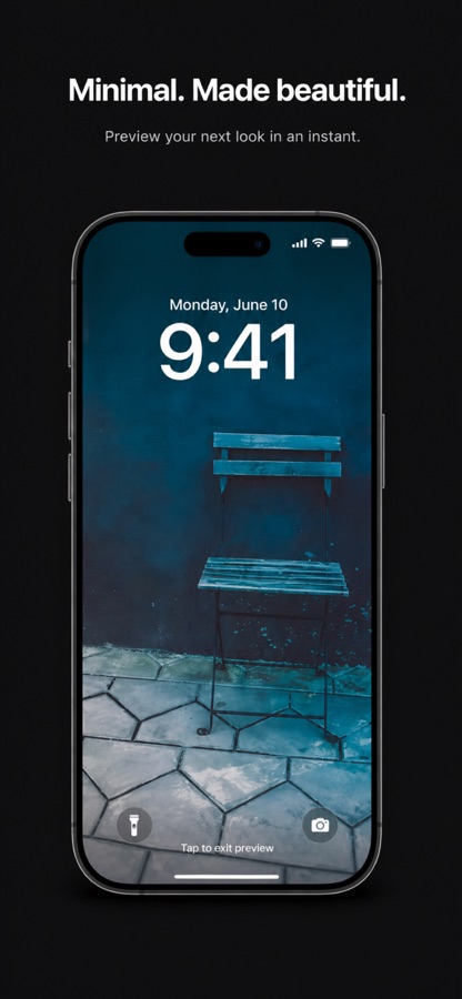 Wallery minimal app preview