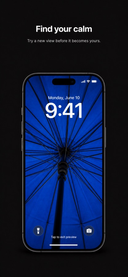 Wallery nature app preview
